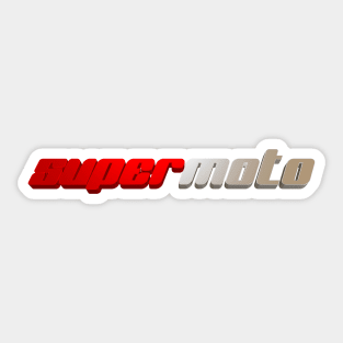 Supermoto Sticker